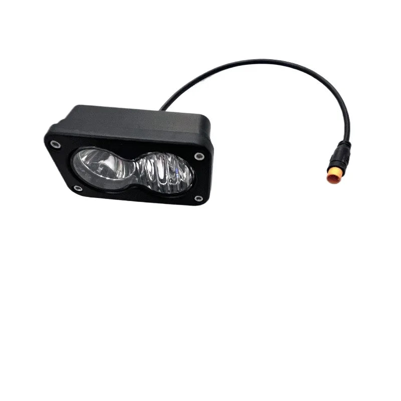 3Inch LED Pod Spotlight for Ridstar Q20 Motorcycle Pickup Offroad Headlight Flood Spot Waterproof Plug N Play White Yellow Light