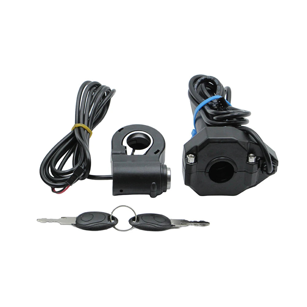 E-Bike Full Twist Throttle Grip with Key Ignition for Ridstar Q20/Q20Pro/H20 Electric Dirt Bike Scooter Motorcycle Parts