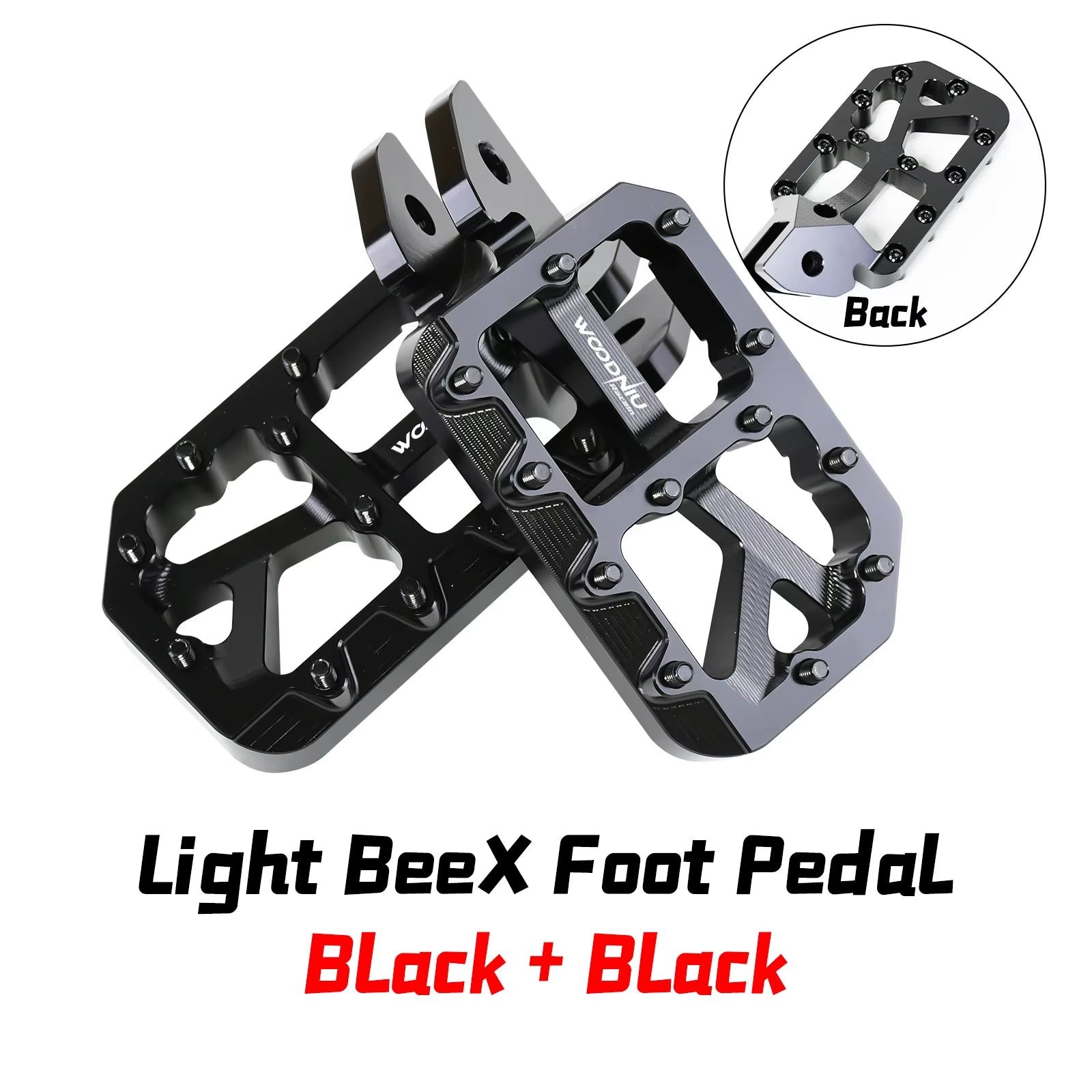 Silver Pegs for Surron Pegs Light Bee X/S Segway X160 X260 Modified Pedals Foot Pegs for Surron Accessories E-Bikes Motorcycle