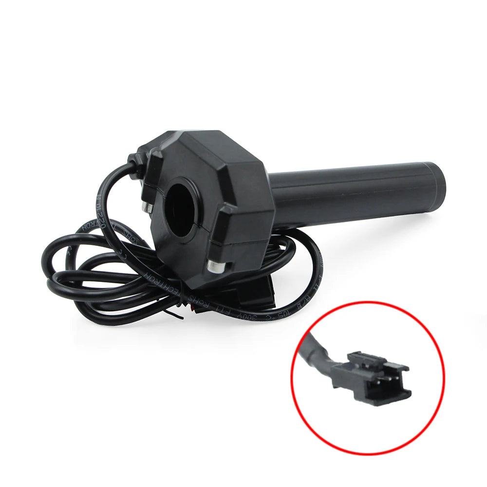 E-Bike Full Twist Throttle Grip with Key Ignition for Ridstar Q20/Q20Pro/H20 Electric Dirt Bike Scooter Motorcycle Parts