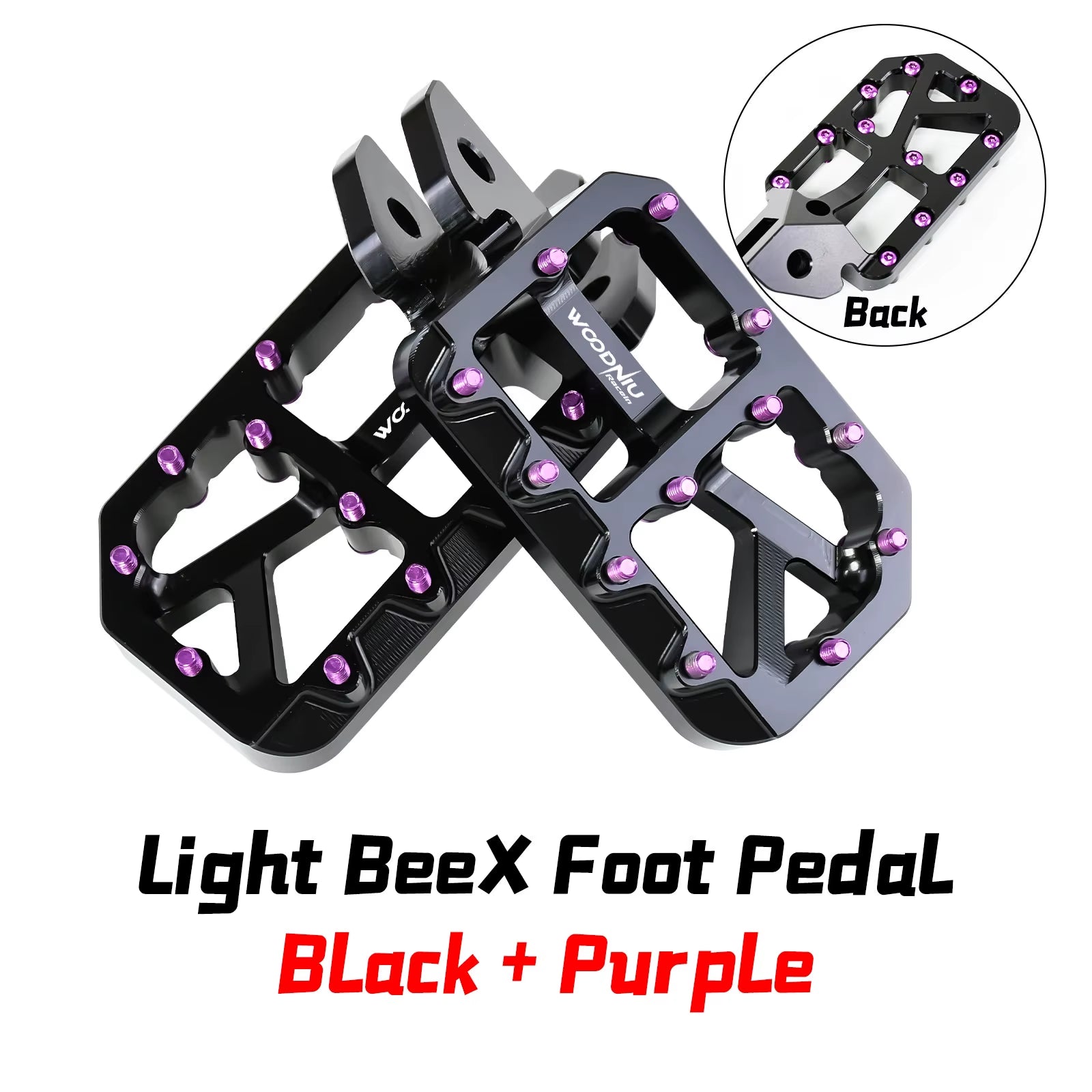 Silver Pegs for Surron Pegs Light Bee X/S Segway X160 X260 Modified Pedals Foot Pegs for Surron Accessories E-Bikes Motorcycle
